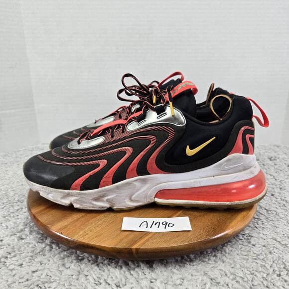 Nike Air Max 270 React ENG Alien Black Red Athletic Sneaker Mens 13 CW7302-001 - Picture 1 of 12